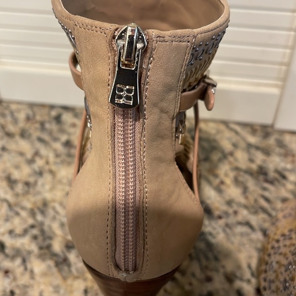 BCBGMAXAZRIA WEST2 Peek Toe Ankle Bootie Sandals - Picture 9 of 10